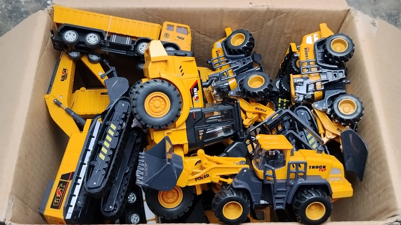 KABOLITE K350-200 DIGGER, MEGA RC TRUCKS, RC TRACTORS, RC MACHINES COLLECTION!! EXCAVATOR LESU ET30H