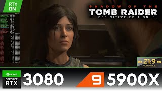 Shadow Of The Tomb Raider | RTX 3080 Ultra Settings + Ray Tracing | Ryzen 9 5900X | 3440x1440