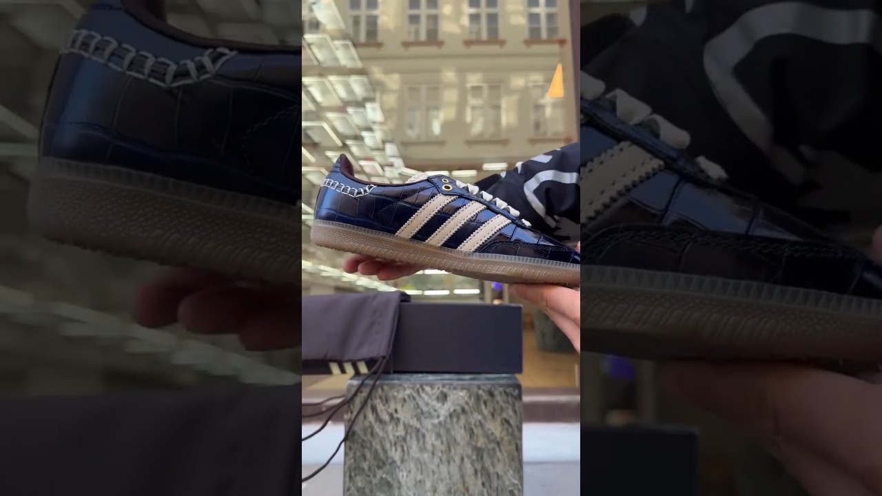 Seaptu Sneakers Adidas Samba OG Wales Bonner Croc Navy 📌Order Link di Bio