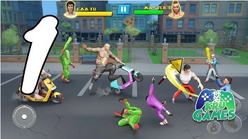 Beat Em Up Fighting Games: Kung Fu Karate Game Gameplay Walkthrough #1 (Android, IOS)