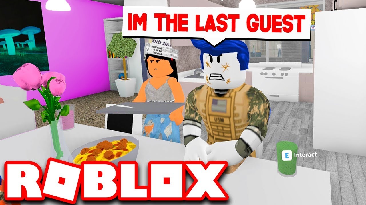 The Last Guest Moves In With Strangers Roblox Bloxburg Roleplay - i spent 24 hours in a stranger s bathroom roblox bloxburg