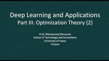 Optimization Theory (2)