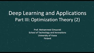 Optimization Theory (2)