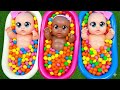 Oddly Satisfying ASMR | Candy Mixing + Makeup Crushing in Slime | Relaxing Video
