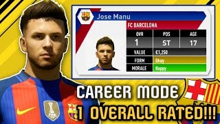 Creating the worst player in career mode!!! with only one overall
rated!!! it's unbelievable how far my went from until best t...