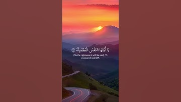 {يَا أَيَّتُهَا النَّفْسُ الْمُطْمَئِنَّةُ ارْجِعِي إِلَى رَبِّكِ رَاضِيَةً…} | القارئ رعد الكردي