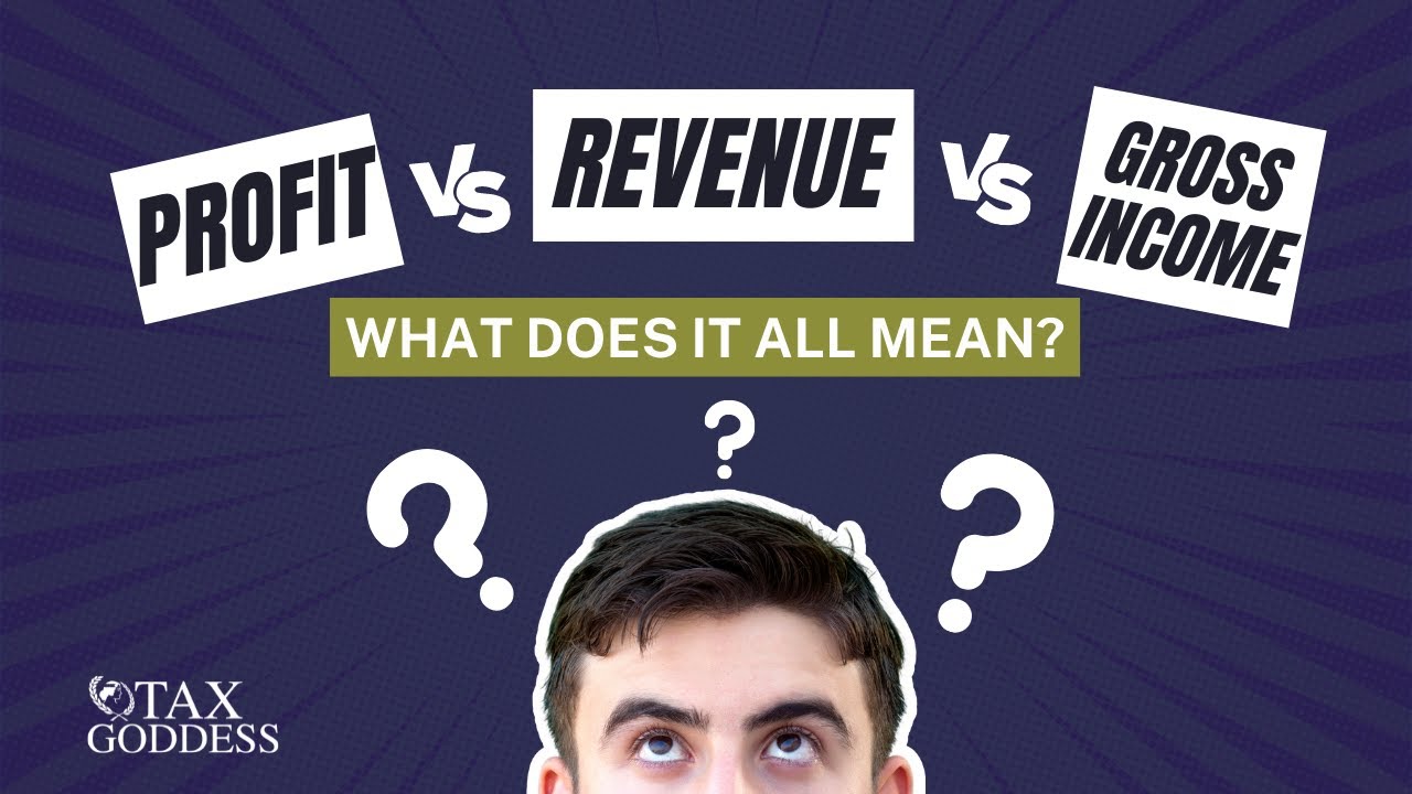 Profit vs Revenue vs Gross What Does It All Mean? YouTube