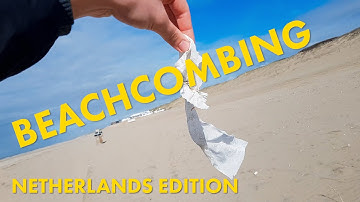 Beachcombing the Netherlands! | Pick up trash!