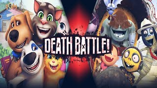 death battle fan made trailer team zombie dumb vs team taking tom (anyzac vs outfit7)