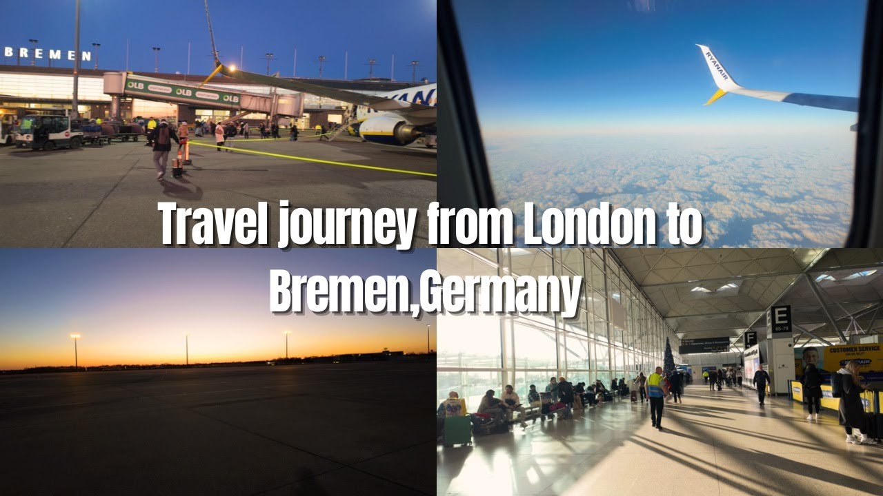 How to Travel from London to Bremen, Germany 🇩🇪🇬🇧 via Stansted Airport