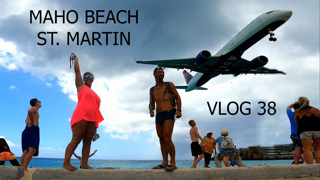 Jadranje potovanje okoli sveta - Saint Martin Maho beach #38