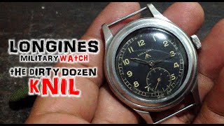 Jam Antik Longines Military Dirty Dozen 