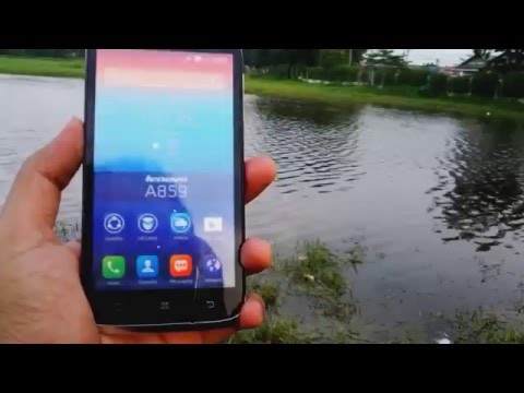 Unboxing Fake  Dummy Lenovo A859 Review indonesia