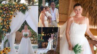 Angelica Panganiban and Gregg Homan second wedding in Siargao Island