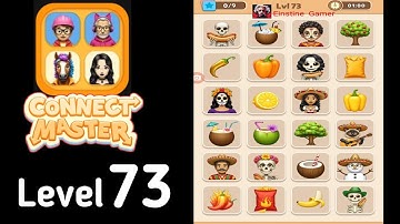 Connect Master Match Puzzle level 73 Guide Walkthrough Solution