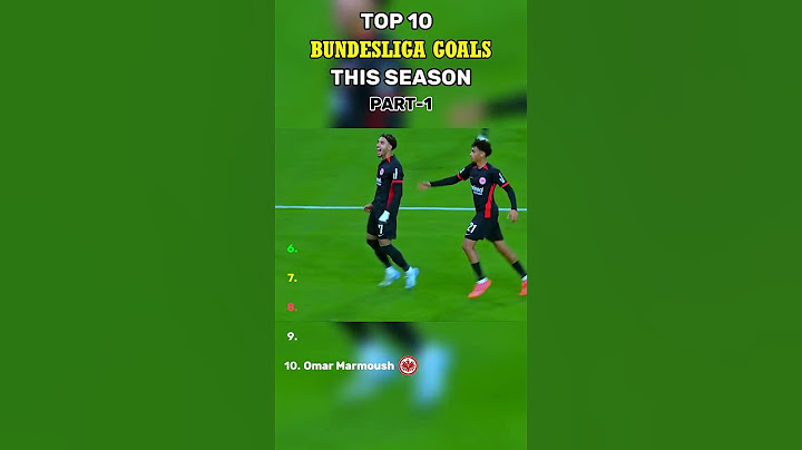 Top 10 Bundesliga Goals This Season (2024-25) - Part 1