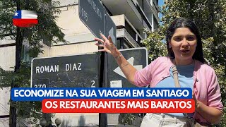 Os lugares MAIS BARATOS de SANTIAGO para COMER ficam nesta RUA