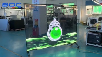 P6.25 holographic Invisible transparent led screen with high transparency #holographicLEDscreen