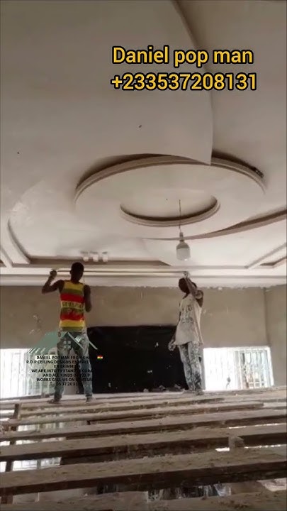 P O P Ceiling Designs In Ghana p.o.p ceiling designs building in Ghana 🇬🇭 by Daniel pop man from Ghana