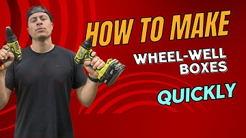 How to build wheel-well boxes for Skoolie conversion (EASILY)