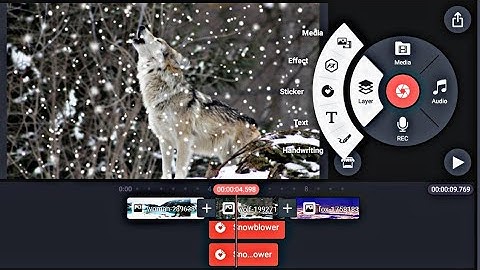 How To Add Snowfall Effects on your photo, video, in kinemaster