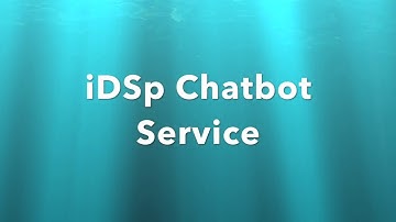 Innova Data Science - iDSp Chatbot Service Demo