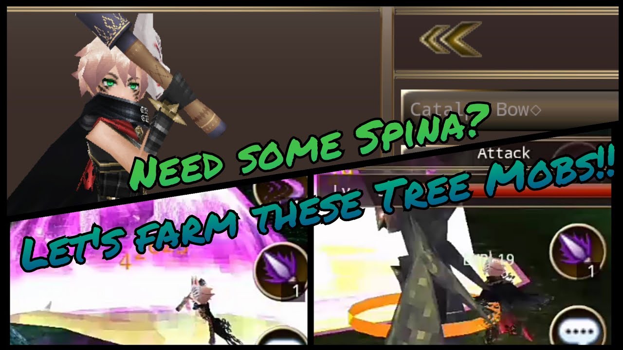 Spina Making Tips for Newbies 3 Let's farm these TREE MOBS!! Iruna