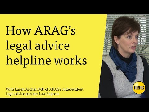 How ARAG's legal advice helpline works