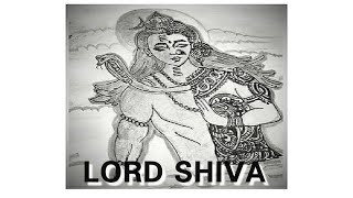 SHIV-SHAKTI | SHIVA pencil sketch | How to draw LORD SHIVA |Pencil shading art