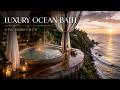 Ocean Cliff Spa Bath Terrace | Meditation Music & Ocan Sounds | 3 Hours 4K