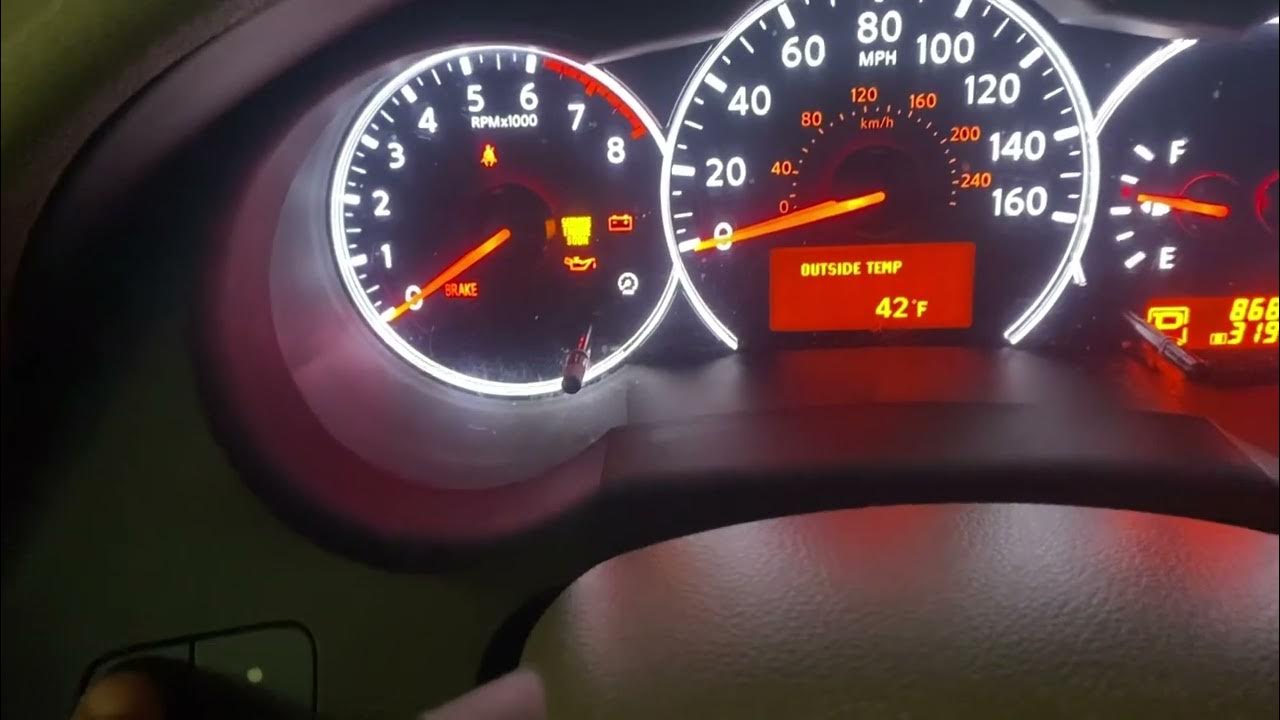 Nissan Altima 2008-2016 como resetear la Luz de mantenimiento # oil