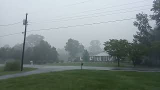 Strong thunderstorms moving into Elizabethtown NC - August 10 2024