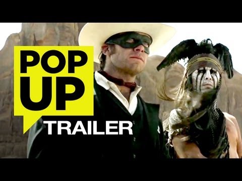 The Lone Ranger (2013) POP-UP TRAILER - HD Johnny Depp, Gore Verbinski Movie