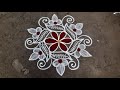 Simple  easy friday rangoli design 32dots anusrangoli small beautiful kolam daily muggulu