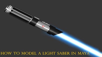 Maya Tutorial:How to model a lightsaber in maya part.2
