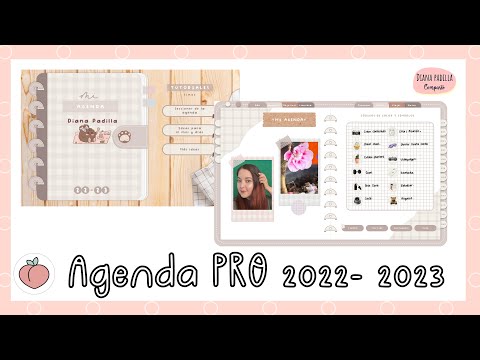 📘✏️ Te muestro MI NUEVA AGENDA PRO 2022- 2023 ¡Vista día! DE @HardPeach 🍑✨