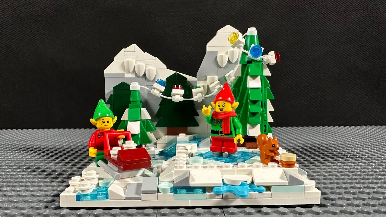 Winter Elves Scene (40564) - Stop Motion Build