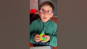 Desafío a mi primo a resolver el Cubo Pyraminx en menos 30 segundos ⏳ ⏳ 😱 💥