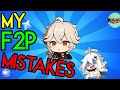 10 Month Free to Play AR 57 Account Mistakes, Regrets & How I will Fix it | Genshin Impact