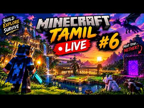 🔴 LIVE |#6 MINECRAFT தமிழ் |Slowly Learning Minecraft… One Step at a Time! #MinecraftTamil