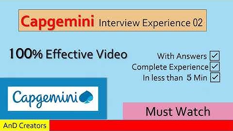 Capgemini Interview Experience 02 - 2022 Batch | Technical + HR Questions