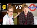 New York Subway VS The London Underground | British VS American