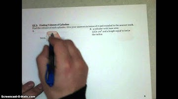 10_6 Volume of Prisms and Cylinders Video Notes