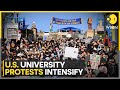 US Campus Protests: Police arrest dozens of protesters across campuses | Israel war | WION News