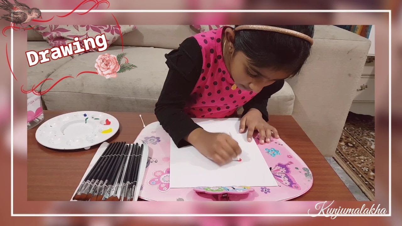 My Drawings 2 (draw with cotton buds) YouTube