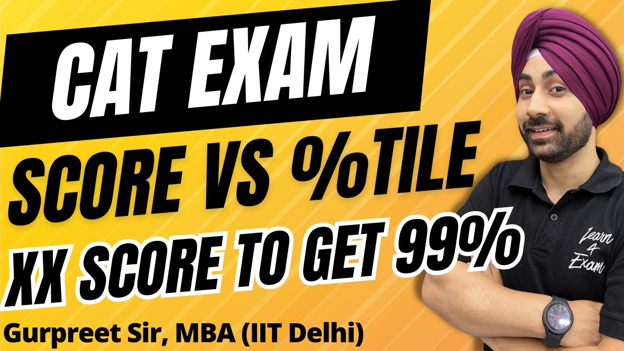 Score Only XX To Get 99%tile In CAT Exam | CAT Exam 2024 Score Vs ...