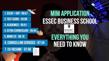Study in France: ESSEC Master in Management Application