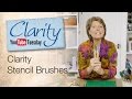 Clarity Stencil Brushes How To