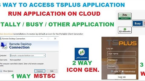 Tsplus Run On Tally  || Tsplus by Access #Tally / #Busy #Marge /Google  printer solution /Cloud #RDP