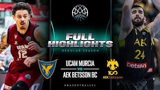 UCAM Murcia v AEK BETSSON BC | Full Game Highlights | #BasketballCL 2023